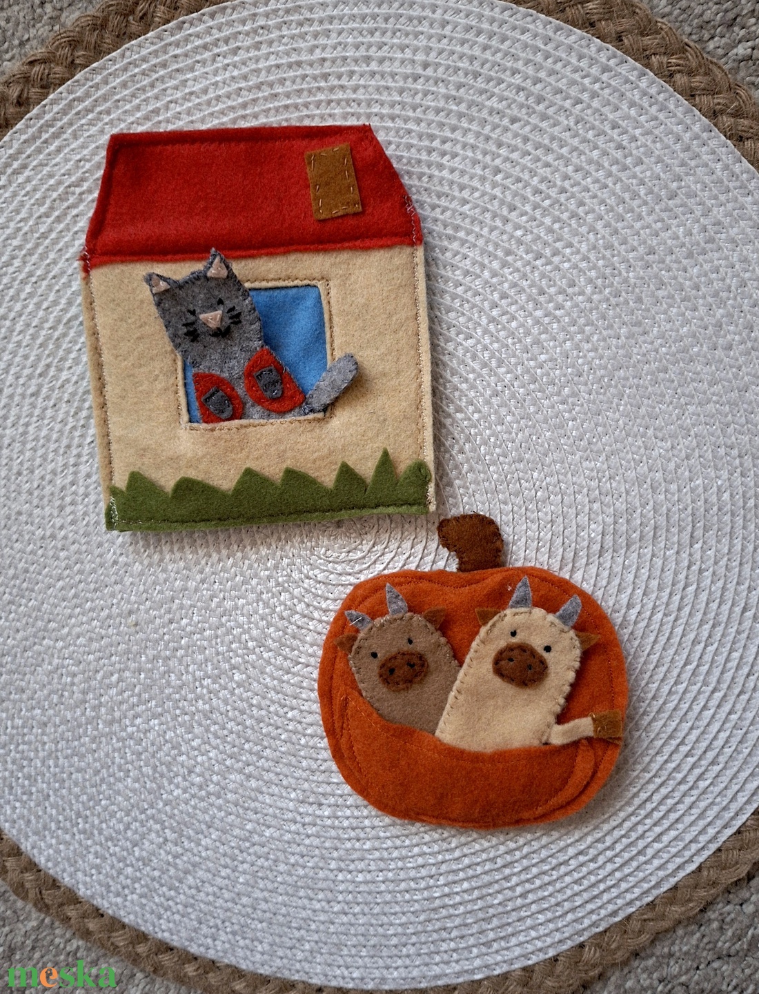 Iciri- piciri c. meséhez filc ujjbáb készlet  - játék & sport - bábok - ujjbáb - Meska.hu