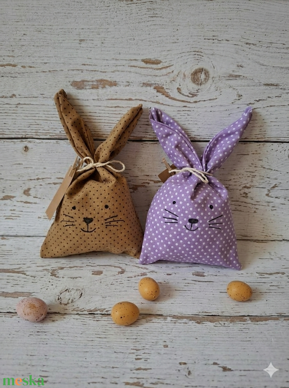 Névre szóló nyuszi szütyő pénzátadó, ajándéktáska húsvétra - ünnepi díszek, dekorációk - húsvéti díszek és dekorációk - húsvéti ajándékátadó - Meska.hu