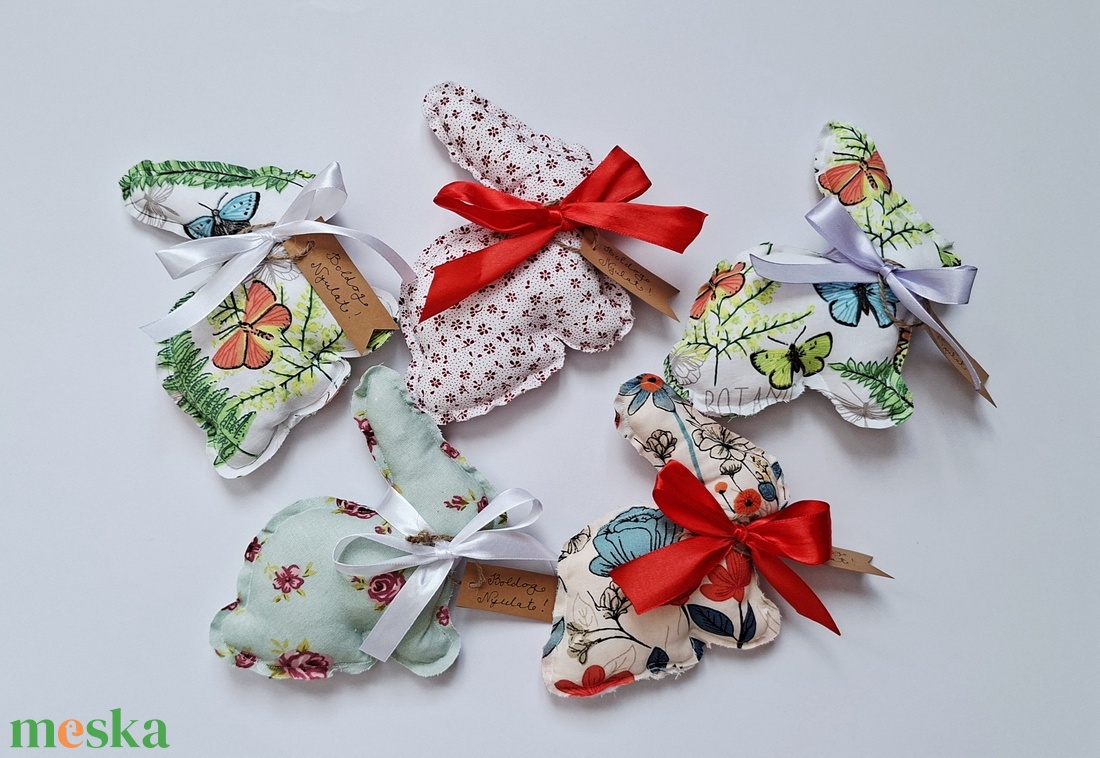 Boldog nagy masnis nyuszik húsvétra , tavaszi dekoráció, ajándéknak - ünnepi díszek, dekorációk - húsvéti díszek és dekorációk - húsvéti asztaldíszek - Meska.hu