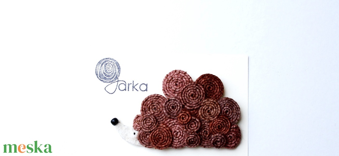 Süni bross - ékszer - kitűző és bross - kitűző - Meska.hu Süni bross - ékszer - kitűző és bross - kitűző - Meska.hu