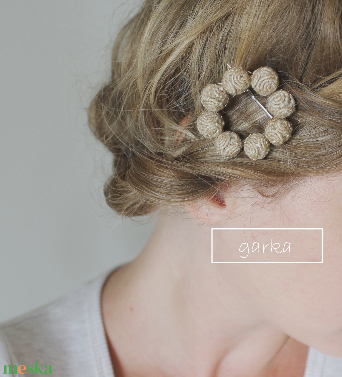 Hullámcsat, kender bogyókkal -  - Meska.hu