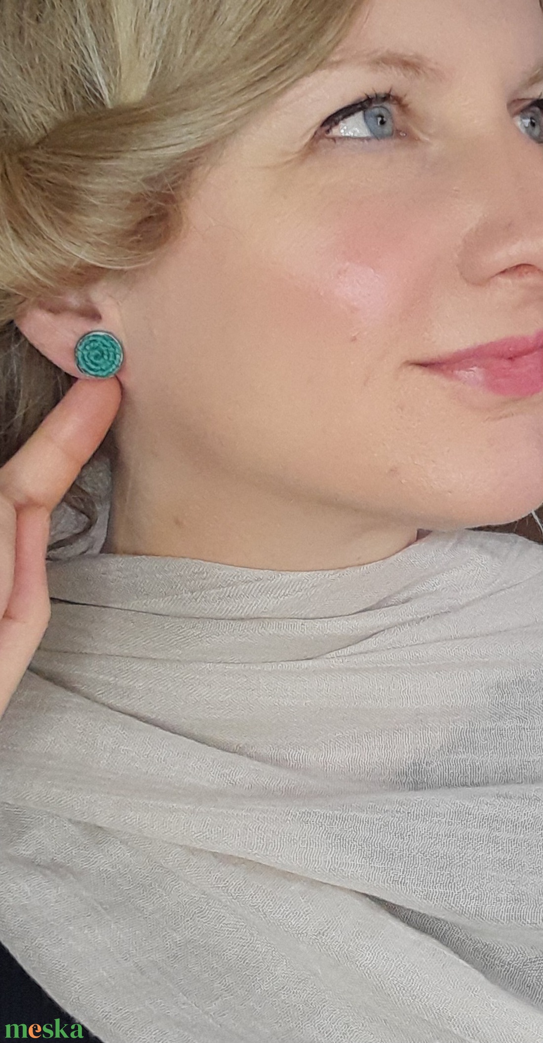 Kender fülbevaló - ékszer - fülbevaló - pötty fülbevaló - Meska.hu