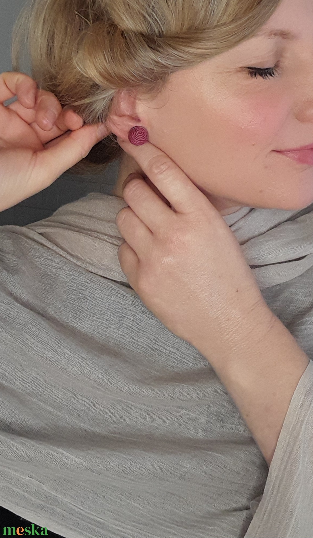 Kender fülbevaló - ékszer - fülbevaló - pötty fülbevaló - Meska.hu