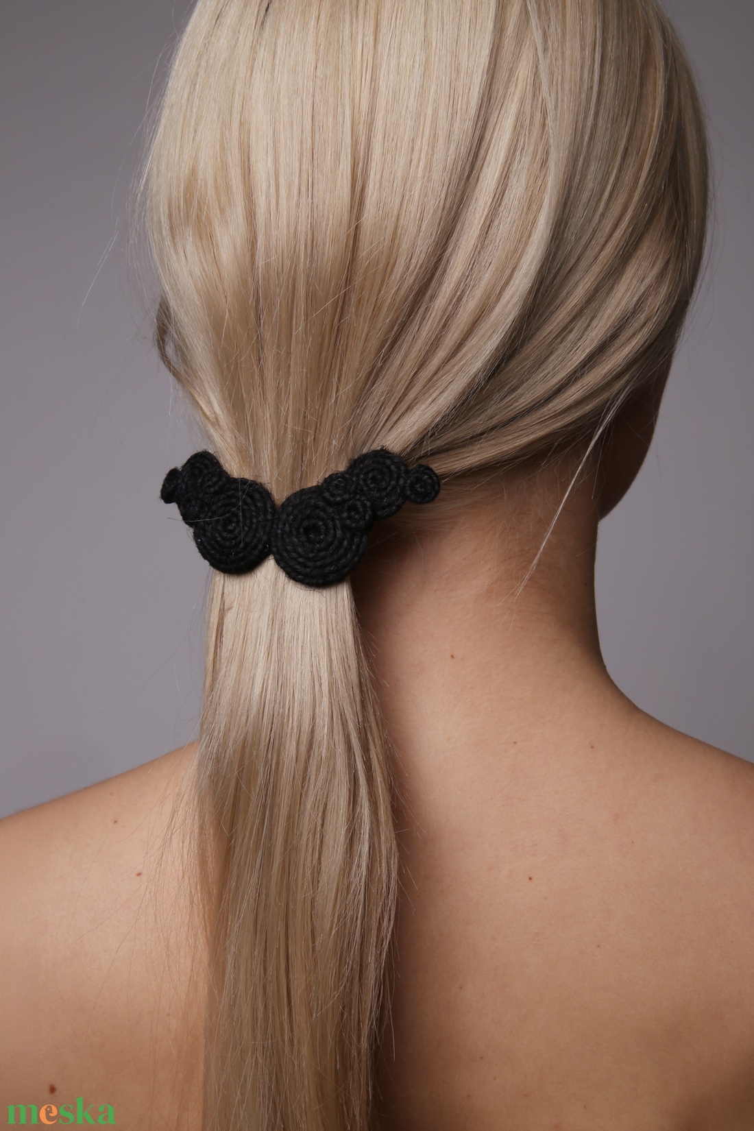 Bajusz formájú csat - ruha & divat - hajdísz & hajcsat - hajdísz - Meska.hu