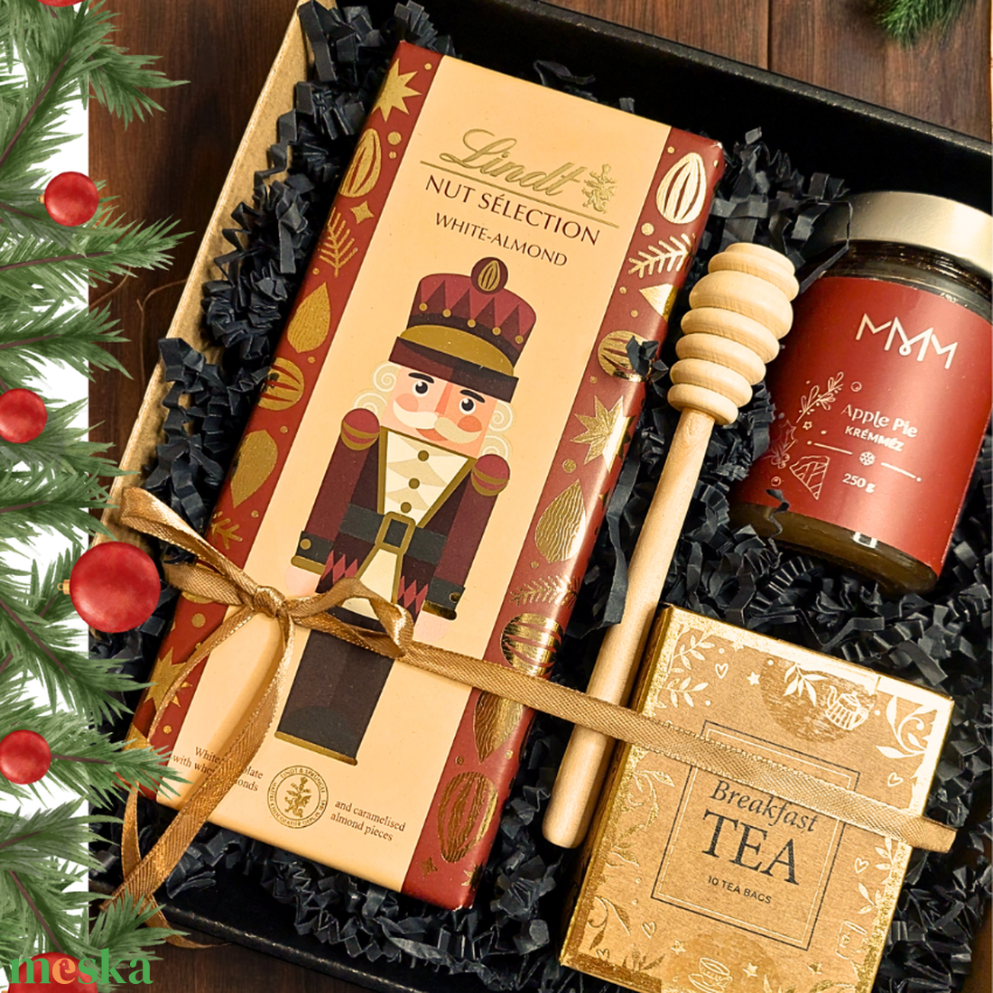 Diótörő - mézzel és teával - élelmiszer - gourmet ajándékcsomag - Meska.hu Diótörő - mézzel és teával - élelmiszer - gourmet ajándékcsomag - Meska.hu