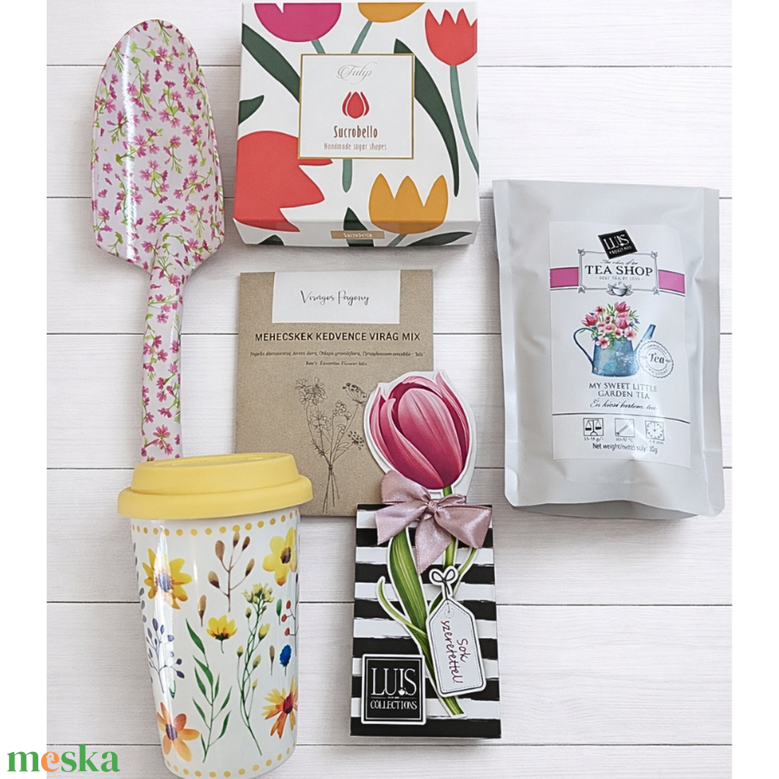 Tulipán - virágnevelgetős, kertészkedős anyák napi és tanév végi ajándék -  - Meska.hu