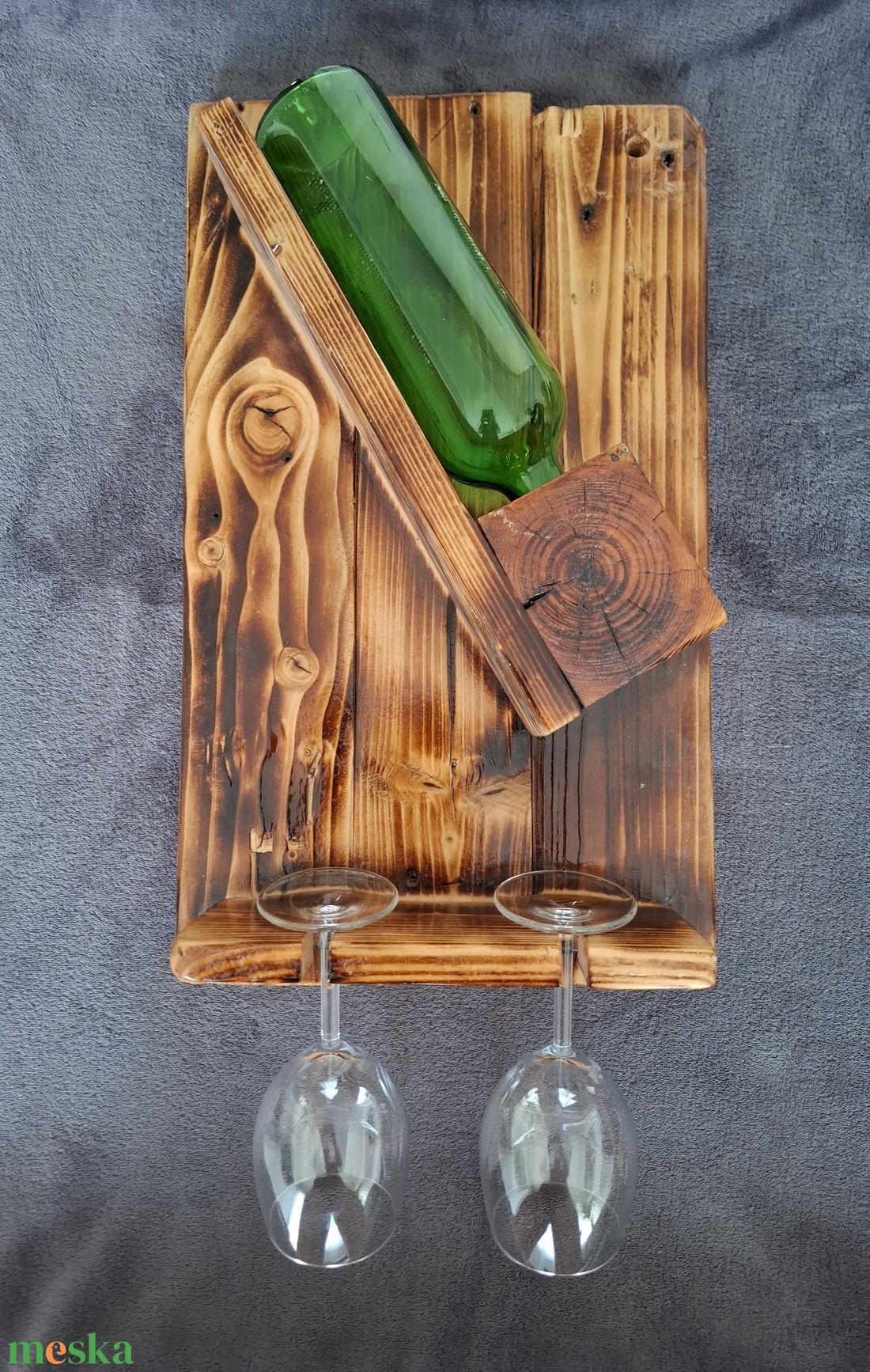 Bor tartó  - otthon & életmód - konyhafelszerelés, tálalás - tálalás - bortartó - Meska.hu