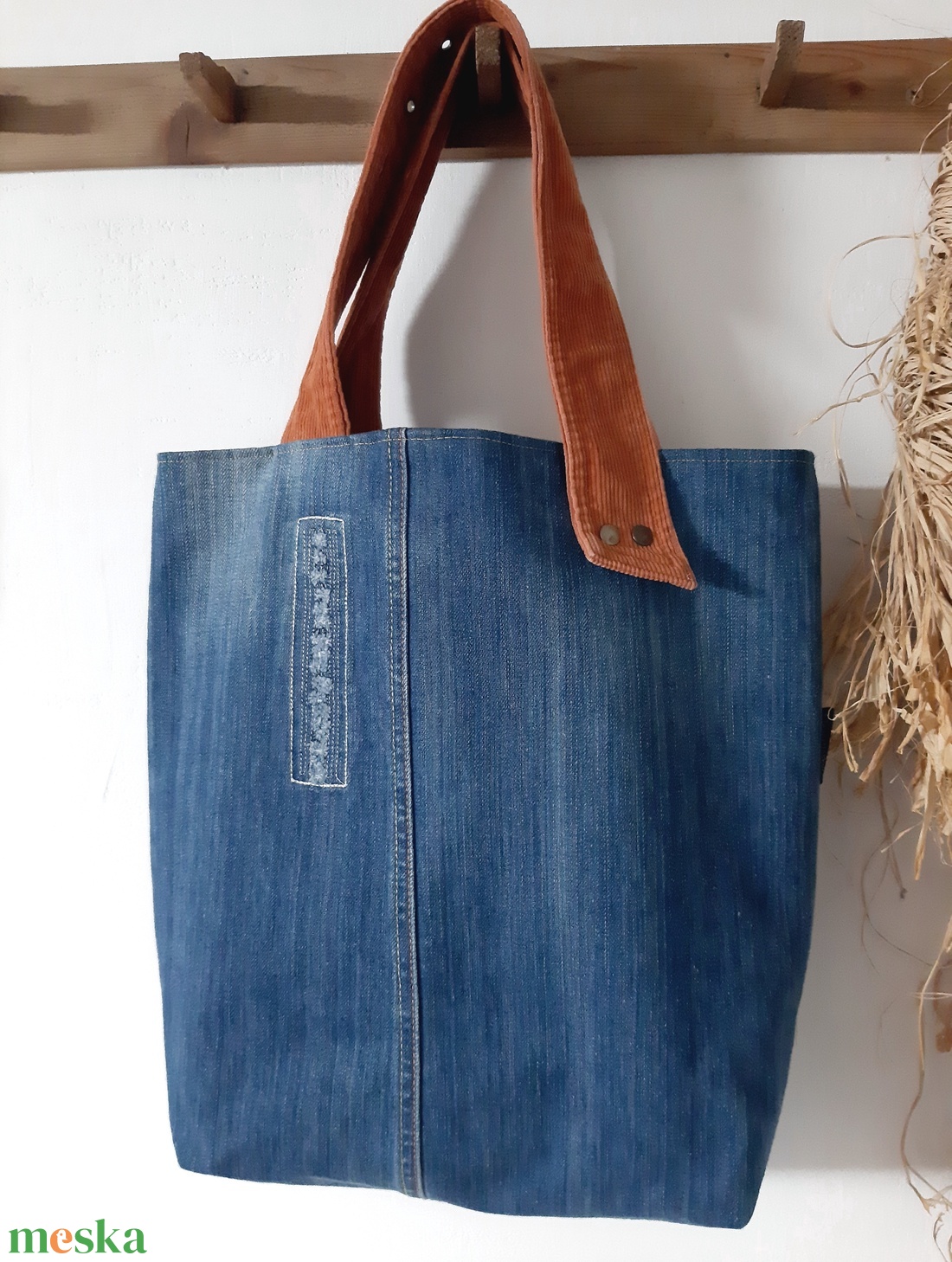 Bohém farmer válltáska, tote bag kordbársonnyal kombinálva - táska & tok - bevásárlás & shopper táska - shopper, textiltáska, szatyor - Meska.hu Bohém farmer válltáska, tote bag kordbársonnyal kombinálva - táska & tok - bevásárlás & shopper táska - shopper, textiltáska, szatyor - Meska.hu