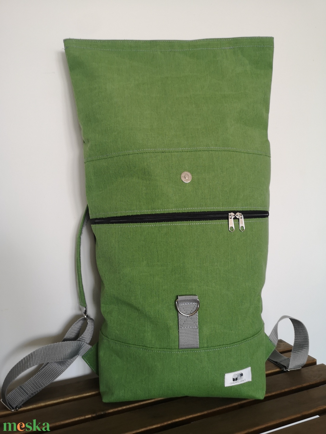 Zöld vízálló rolltop hátizsák - táska & tok - hátizsák - hátizsák - Meska.hu Zöld vízálló rolltop hátizsák - táska & tok - hátizsák - hátizsák - Meska.hu