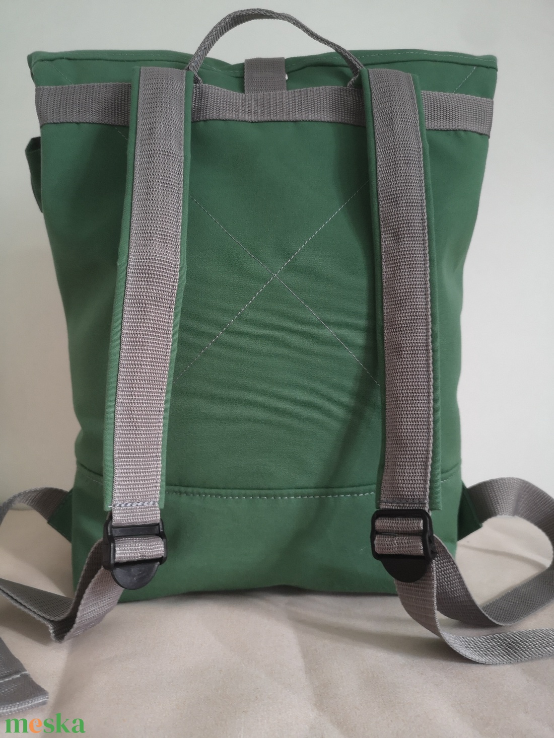 Zöld-beige vízálló rolltop hátizsák - táska & tok - hátizsák - roll top hátizsák - Meska.hu Zöld-beige vízálló rolltop hátizsák - táska & tok - hátizsák - roll top hátizsák - Meska.hu