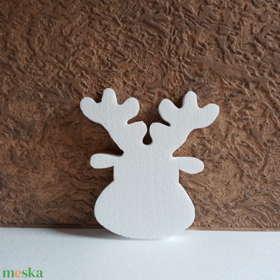 Dekorálható szarvas fej hungarocell forma - diy (csináld magad) - egységcsomag - Meska.hu