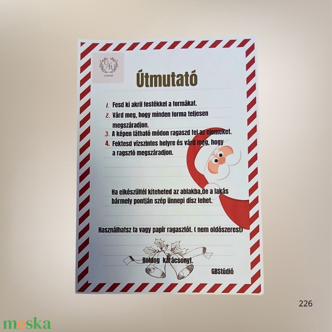 Festhető Hungarocell Mézeskalács Ház Ünnepi DIY Élmény - diy (csináld magad) - egységcsomag - Meska.hu Festhető Hungarocell Mézeskalács Ház Ünnepi DIY Élmény - diy (csináld magad) - egységcsomag - Meska.hu