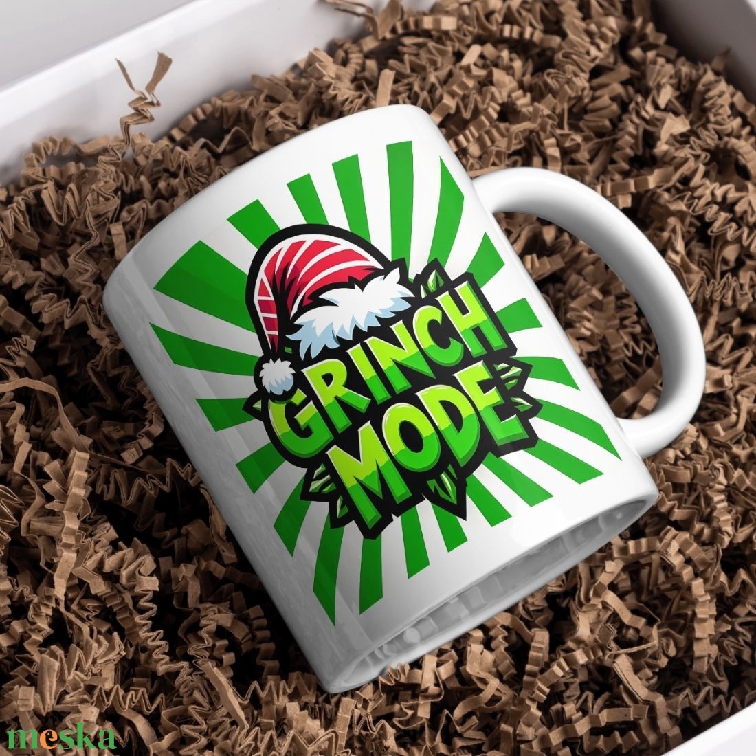 Grinch bögre - otthon & életmód - konyhafelszerelés, tálalás - tálalás - bögre & csésze - Meska.hu