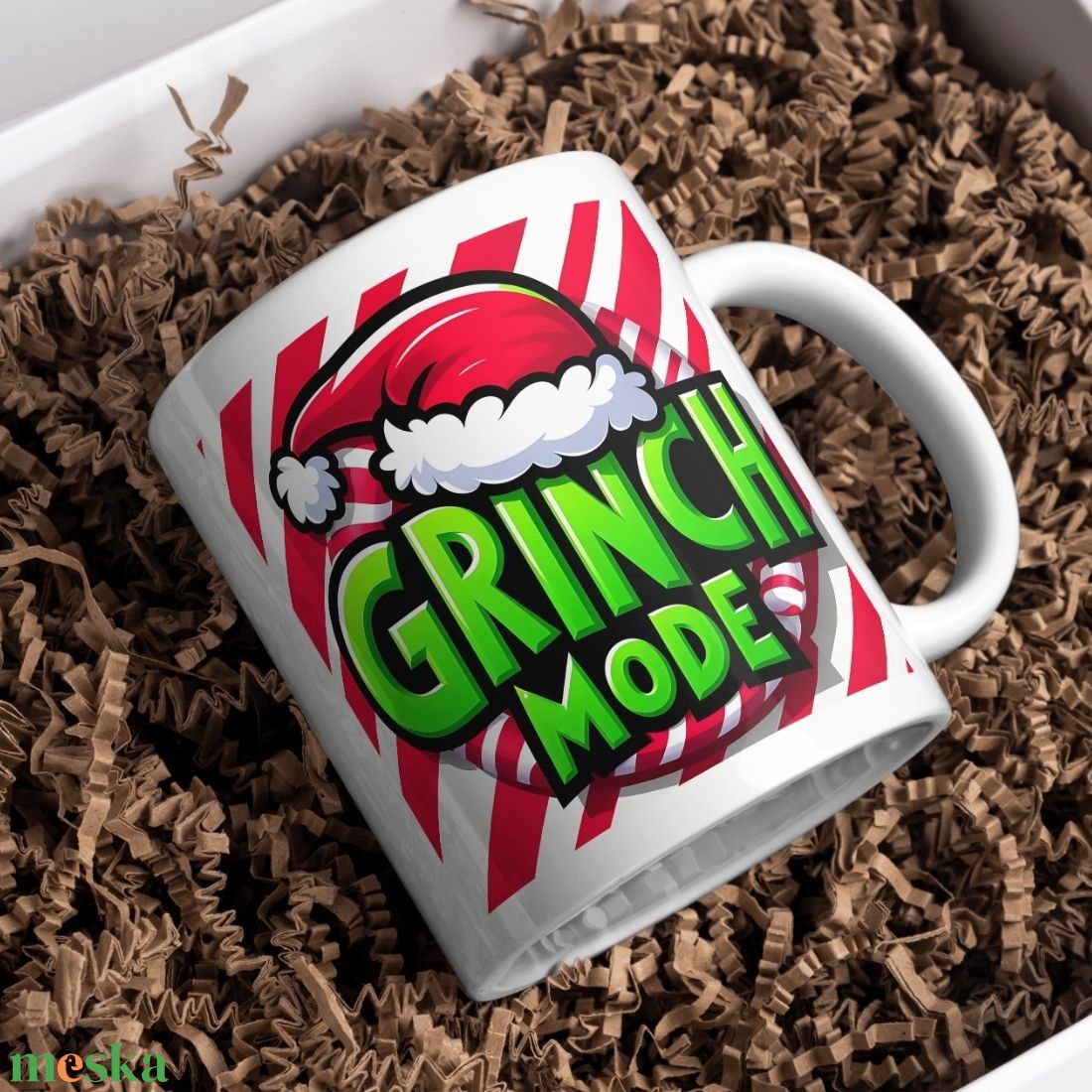 Grinch bögre - otthon & életmód - konyhafelszerelés, tálalás - tálalás - bögre & csésze - Meska.hu