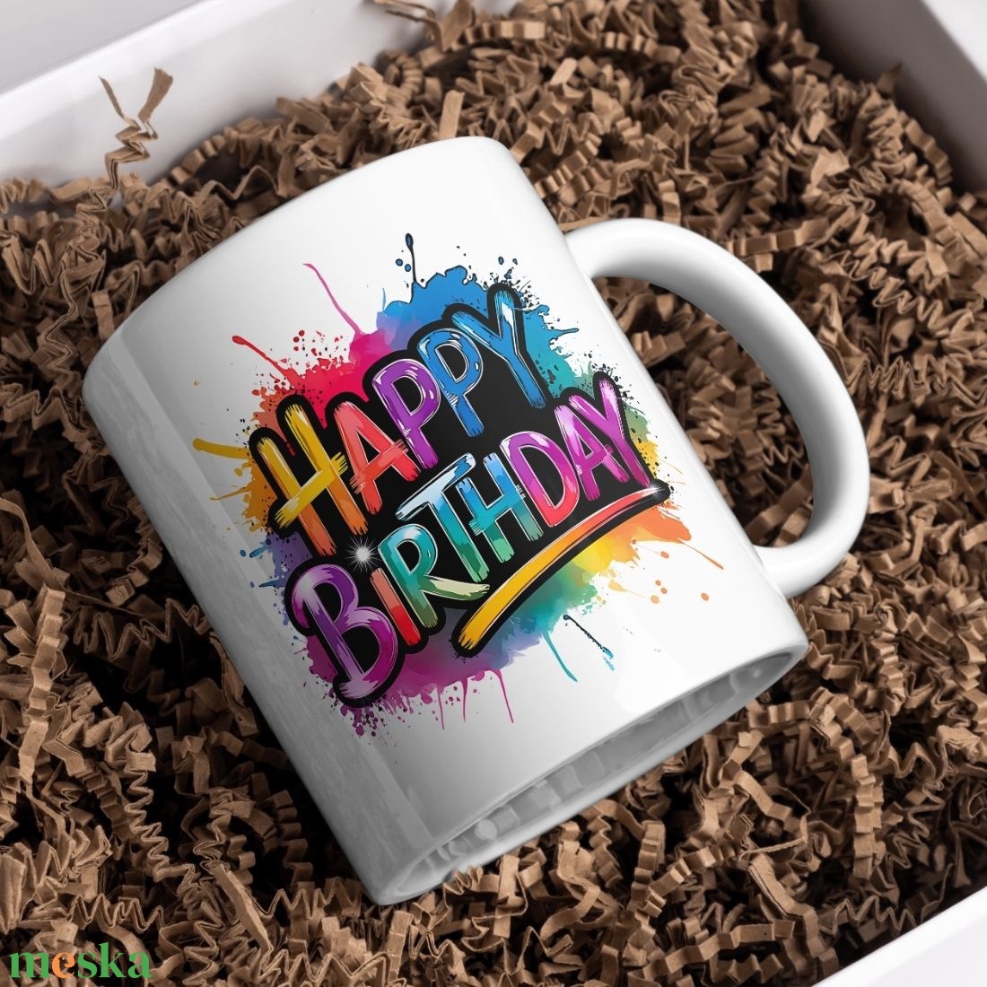 Születésnapos bögre - művészet - grafika & illusztráció - digitális - Meska.hu