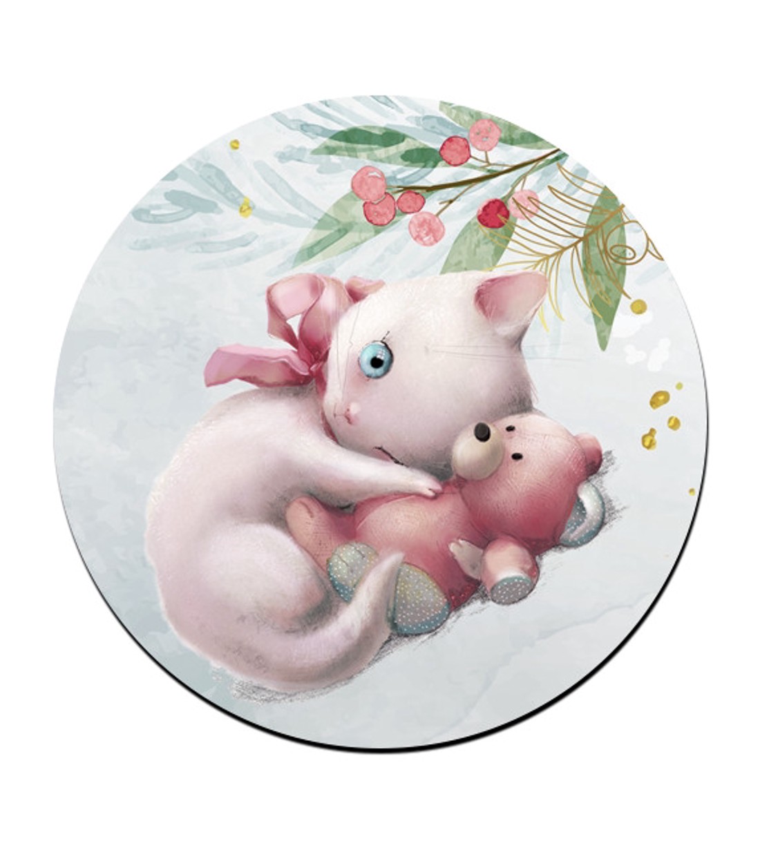 Cica macival mintás bögre alátét -  - Meska.hu