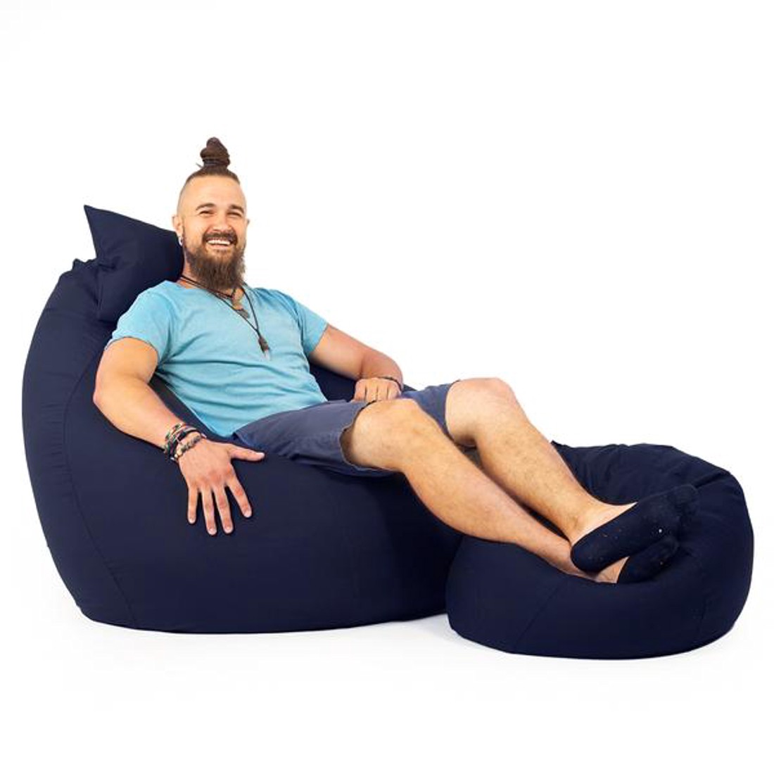 Navy ALL IN XXL Babzsákfotel Garnitúra -  - Meska.hu