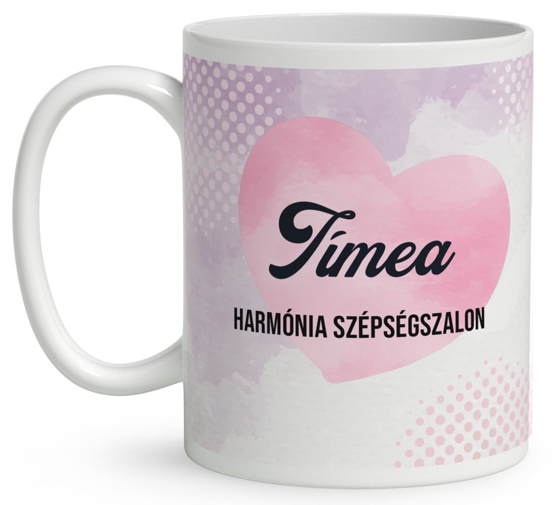 Névvel kérhető - Cuki Fodrász manólány mintás bögre - otthon & életmód - konyhafelszerelés, tálalás - tálalás - bögre & csésze - Meska.hu