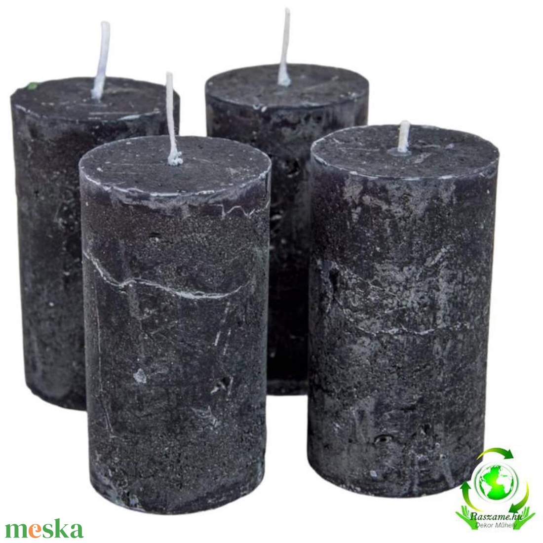 Rusztikus gyertya 40 x 75 mm - fekete szett - kellékek & szerszámok - dekorációs kellékek - dekorációs gyertya - Meska.hu Rusztikus gyertya 40 x 75 mm - fekete szett - kellékek & szerszámok - dekorációs kellékek - dekorációs gyertya - Meska.hu