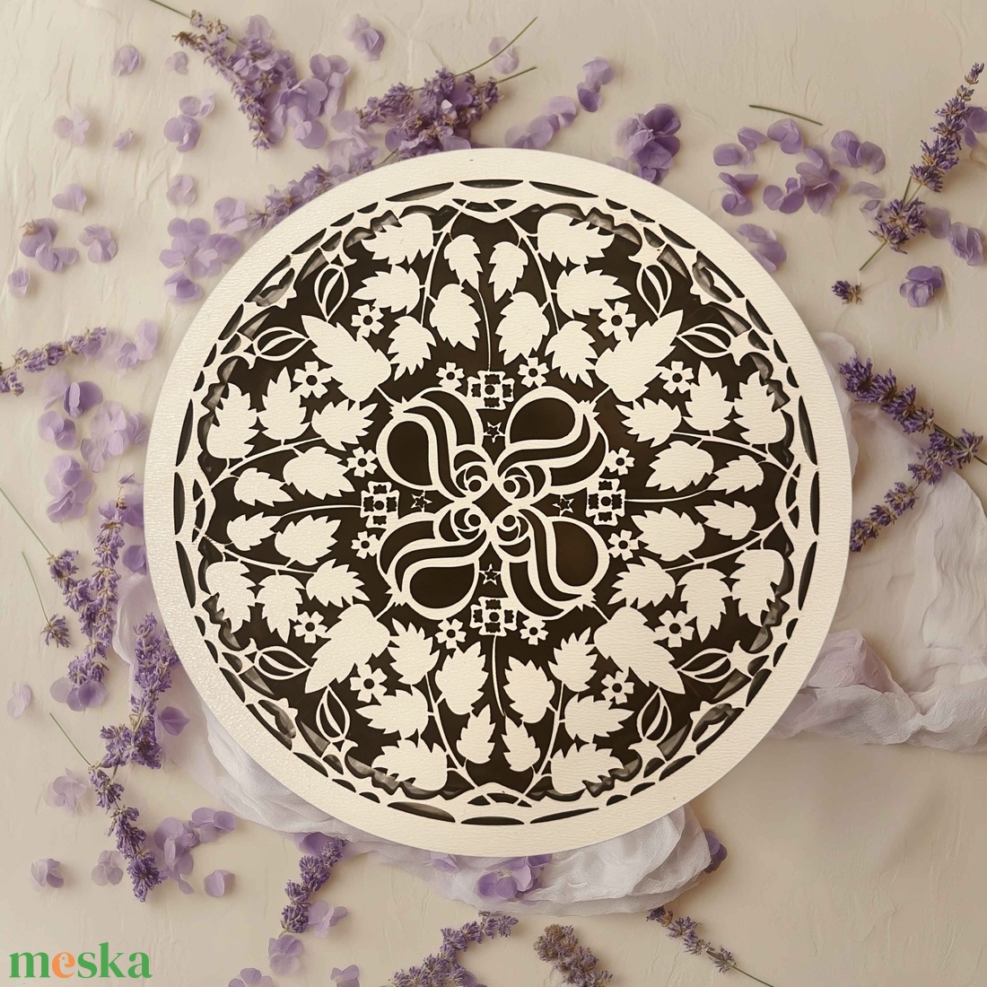 Pot pourri lézer-vágott, csipke mintás ajándék doboz - otthon & életmód - dekoráció - dísztárgy - Meska.hu