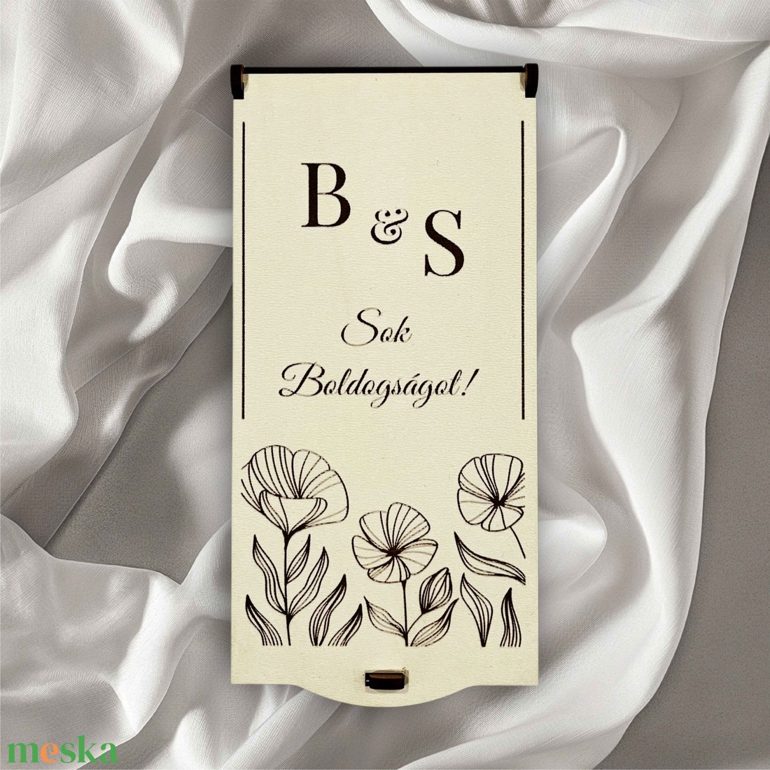 Sok Boldogságot esküvői pénzátadó doboz  egyedi monogrammal - esküvő - emlék & ajándék - nászajándék - esküvői pénzátadó doboz - Meska.hu