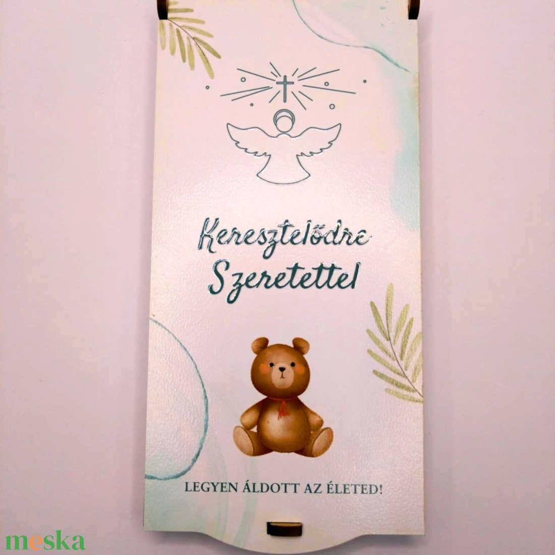 Keresztelős / Babavárós UV-nyomott pénzátadó doboz - otthon & életmód - papír, írószer - ajándékozás kellékei - pénzátadó doboz - Meska.hu