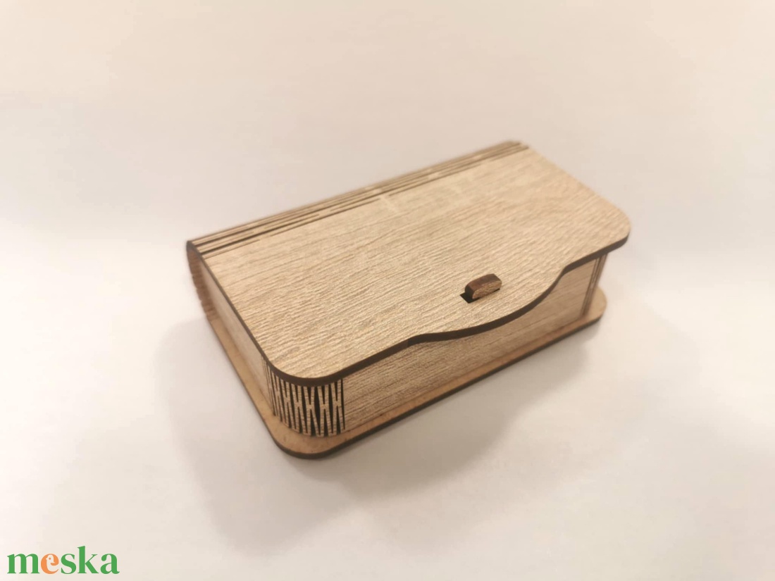 Névjegykártyatartó lézer box - otthon & életmód - papír, írószer - ajándékozás kellékei - ajándékkísérő - Meska.hu