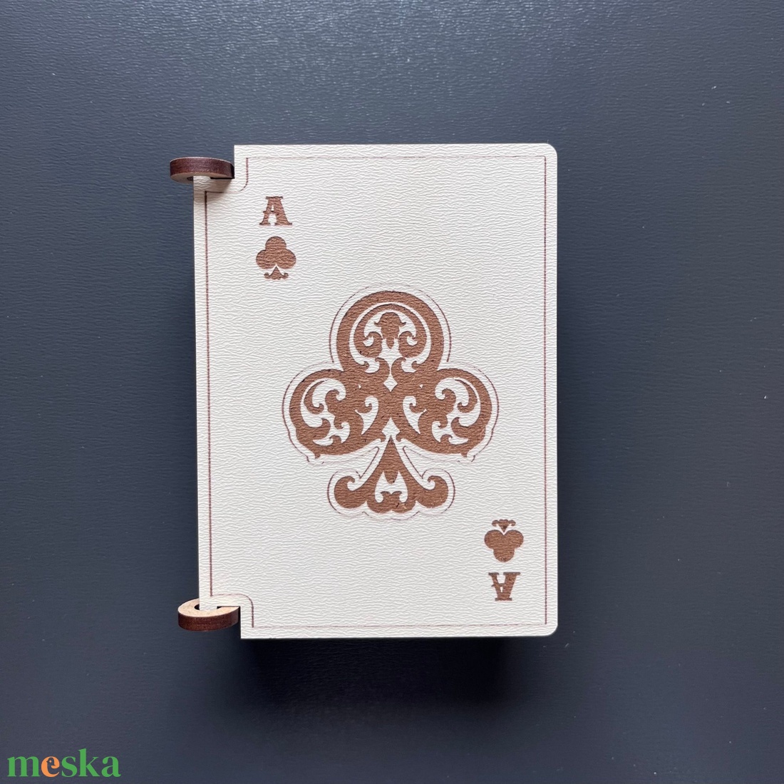 Kártyapakli tartó doboz - francia kártya - táska & tok - pénztárca & más tok - kártyatartó & irattartó - Meska.hu