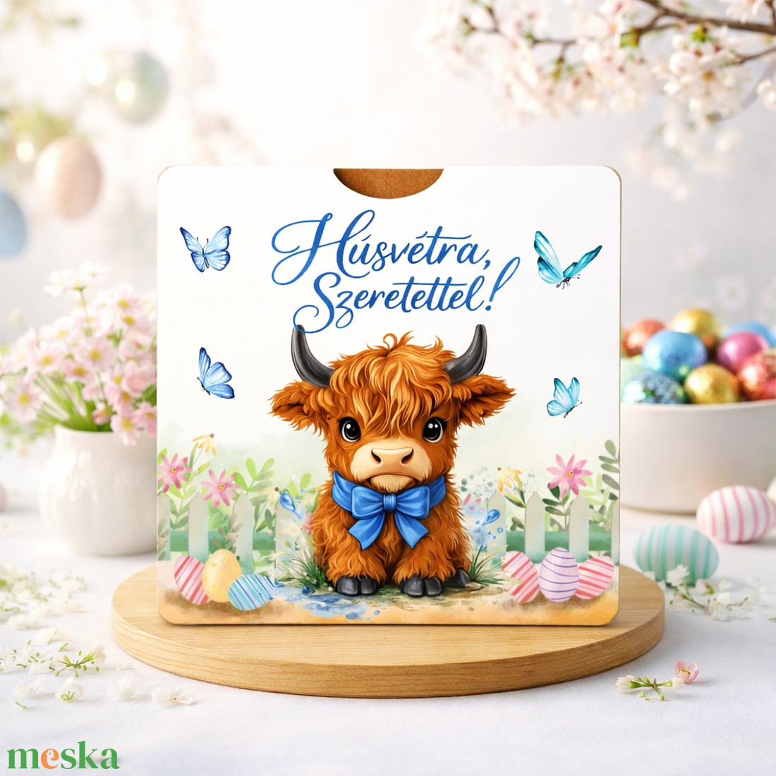 Egyszerű, zsebes húsvéti Locsipénz átadó - Boci - ünnepi díszek, dekorációk - húsvéti díszek és dekorációk - húsvéti pénzátadó - Meska.hu