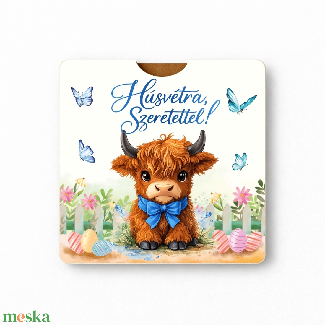 Egyszerű, zsebes húsvéti Locsipénz átadó - Boci - ünnepi díszek, dekorációk - húsvéti díszek és dekorációk - húsvéti pénzátadó - Meska.hu