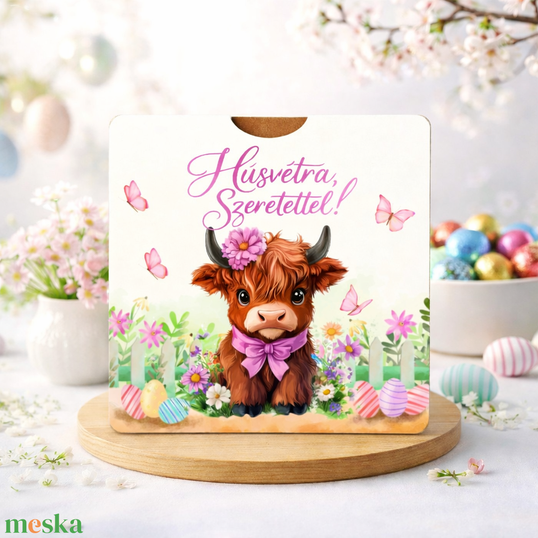 Egyszerű, zsebes húsvéti Locsipénz átadó - Boci - ünnepi díszek, dekorációk - húsvéti díszek és dekorációk - húsvéti pénzátadó - Meska.hu