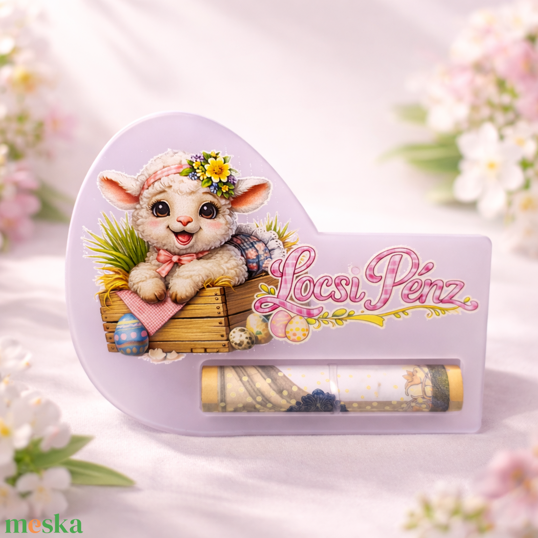 Húsvéti Locsipénz átadó plexi - Bari - ünnepi díszek, dekorációk - húsvéti díszek és dekorációk - húsvéti pénzátadó - Meska.hu