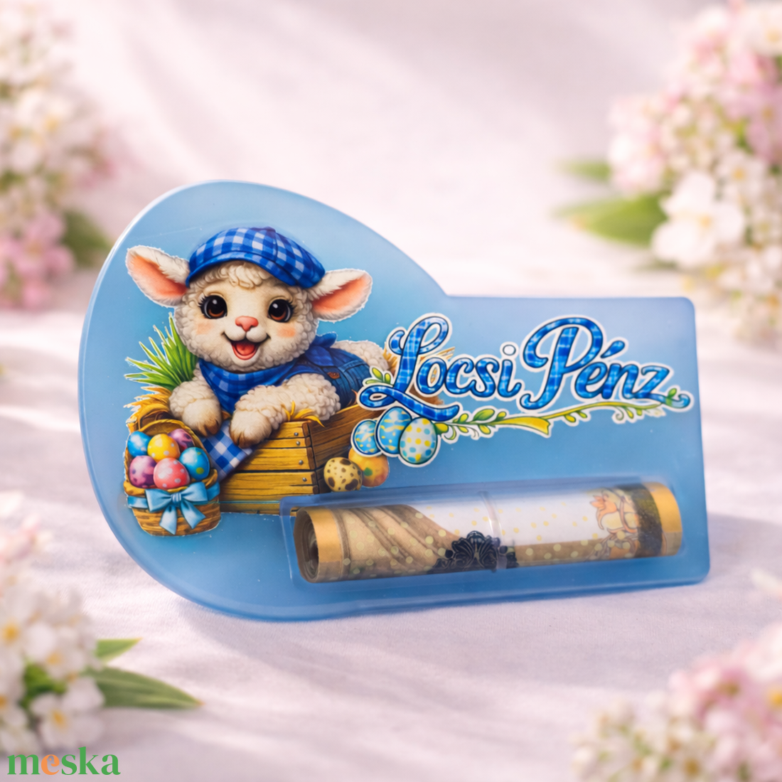Húsvéti Locsipénz átadó plexi - Bari - ünnepi díszek, dekorációk - húsvéti díszek és dekorációk - húsvéti pénzátadó - Meska.hu