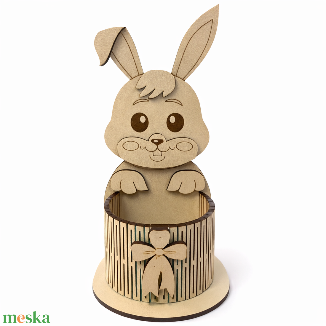 Húsvéti asztaldísz kosárral � Nyuszi - ünnepi díszek, dekorációk - húsvéti díszek és dekorációk - húsvéti kosár - Meska.hu