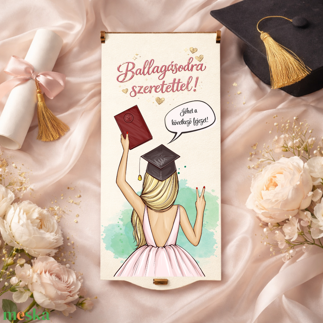 Elegáns pénzátadó doboz ballagásra, diplomaosztóra - otthon & életmód - papír, írószer - ajándékozás kellékei - pénzátadó doboz - Meska.hu