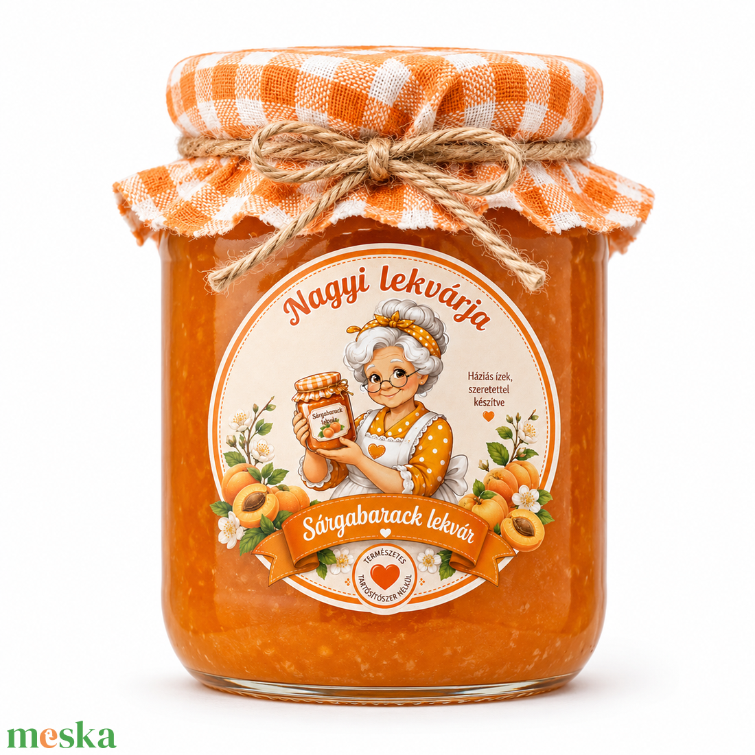 Lekváros címke ív - többféle, 6db-os - élelmiszer - öntapadós címke - Meska.hu