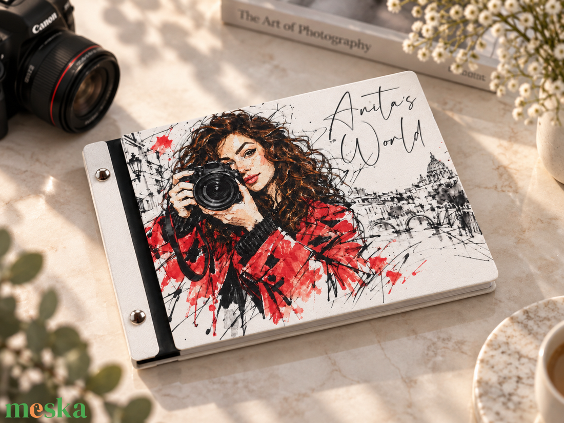 Fotó- és emlékkönyv A/5 méretben � 15x21 cm - esküvő - emlék & ajándék - album & fotóalbum - Meska.hu