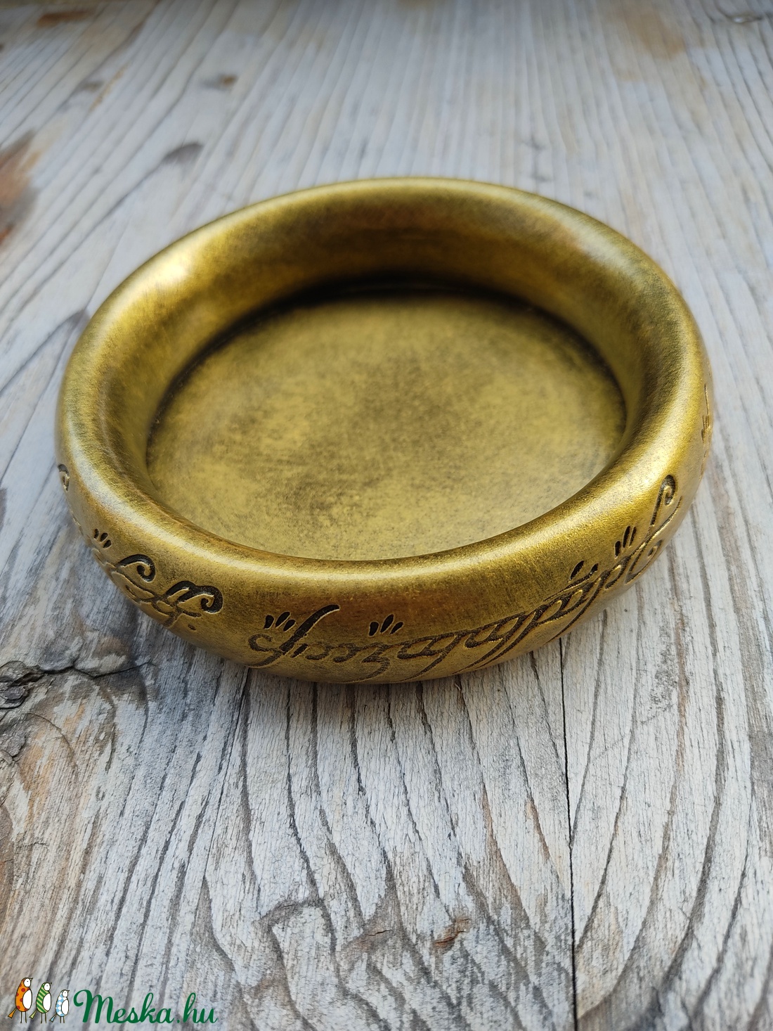 Gyűrűk Ura egy gyűrű tál, asztali dekoráció, d and d játék, szülinapi ajándék - otthon & életmód - dekoráció - dísztárgy - Meska.hu