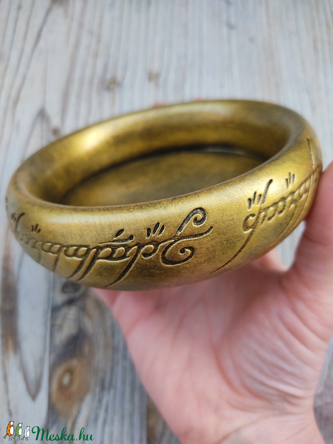 Gyűrűk Ura egy gyűrű tál, asztali dekoráció, d and d játék, szülinapi ajándék - otthon & életmód - dekoráció - dísztárgy - Meska.hu