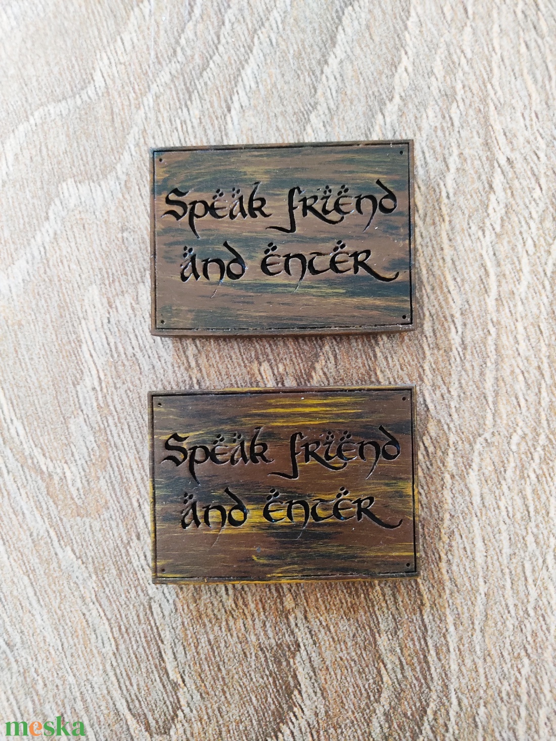 Mondd, jóbarát, A hobbit, Gyűrűk Ura, hűtőmágnes, kitűző, Gandalf, szülinap, Frodo, Aragorn, ajandék, Legolas - otthon & életmód - dekoráció - dísztárgy - Meska.hu