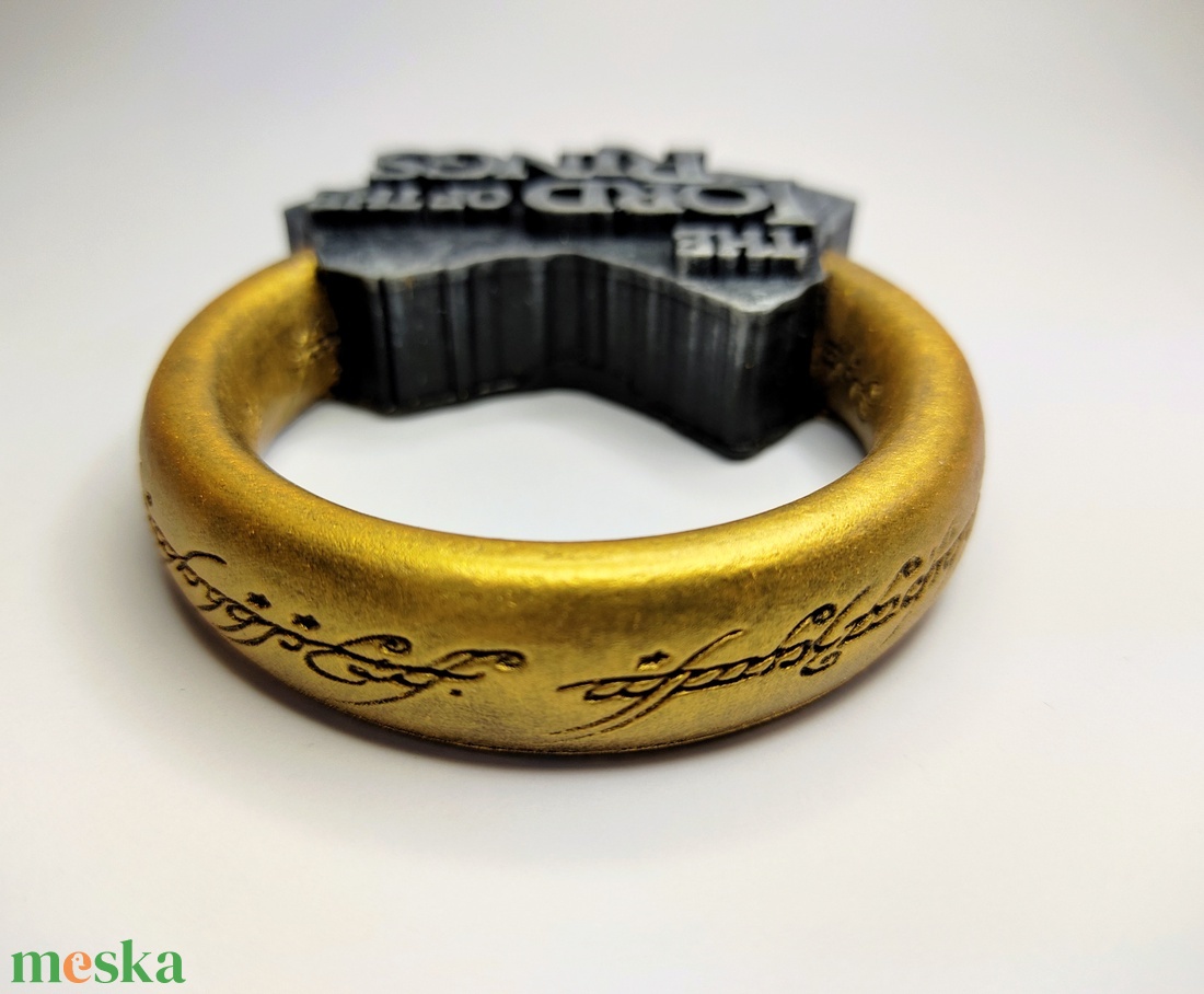 Egy gyűrű hűtőmágnes, A hobbit, Gyűrűk Ura, szülinap, Aragorn, Gandalf, Legolas, Frodo, Gimli, ajandék - otthon & életmód - dekoráció - dísztárgy - Meska.hu