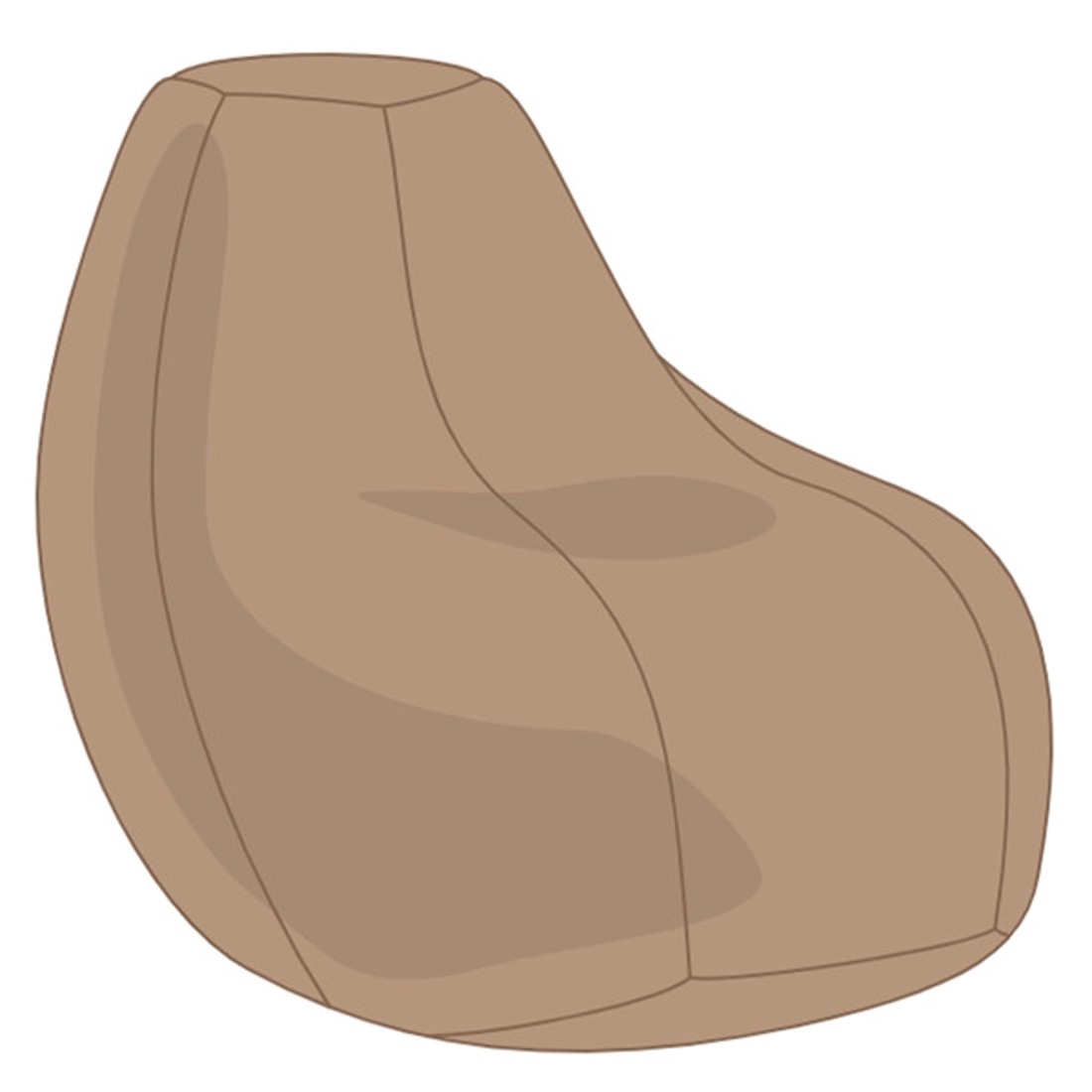 Drapp Tini Babzsákfotel Huzat - otthon & életmód - bútor - babzsák - babzsák huzat - Meska.hu