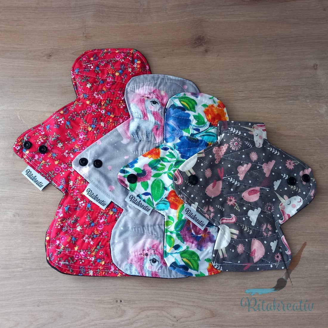 Minden méret mosható betét próbacsomag meglepetés mintával - szépségápolás - intim higiénia - intimbetét - Meska.hu