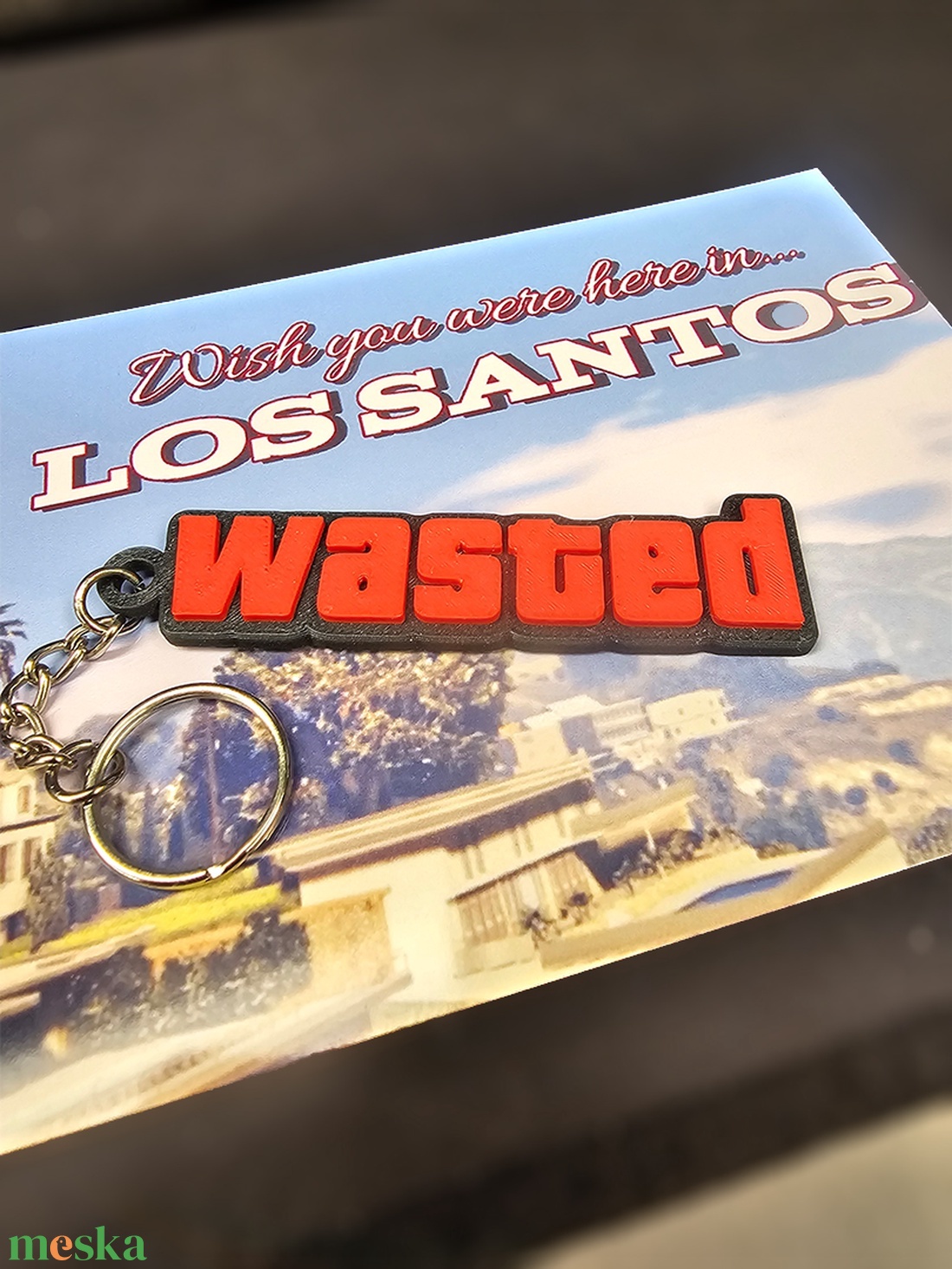 GTA Wasted kulcstartó, táska dísz - táska & tok - kulcstartó & táskadísz - kulcstartó - Meska.hu GTA Wasted kulcstartó, táska dísz - táska & tok - kulcstartó & táskadísz - kulcstartó - Meska.hu
