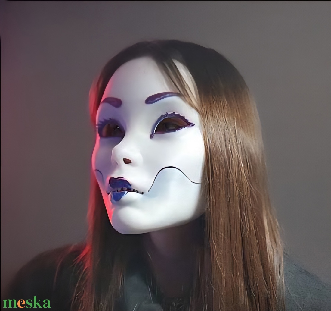 Geisha maszk, cosplay, dísz - ruha & divat - maszk, arcmaszk - vicces - Meska.hu Geisha maszk, cosplay, dísz - ruha & divat - maszk, arcmaszk - vicces - Meska.hu