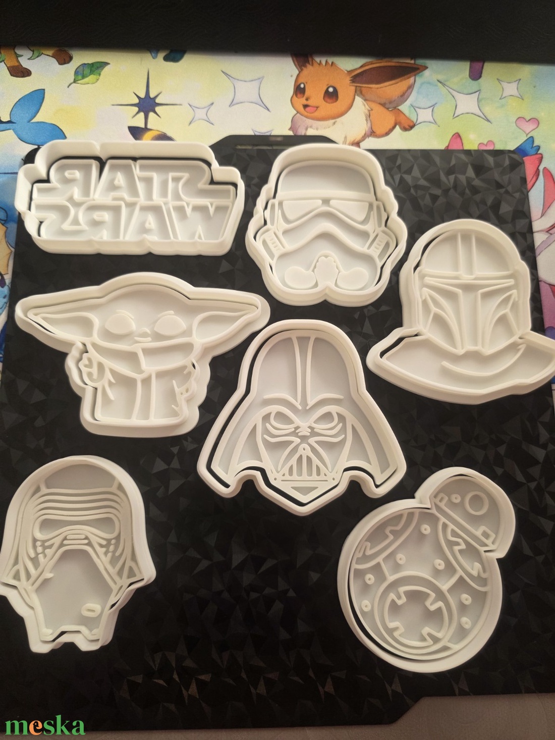 Star Wars sütikiszúró szett  3D nyomtatott (7 db) - otthon & életmód - konyhafelszerelés, tálalás - sütés, főzés - sütikiszúró - Meska.hu
