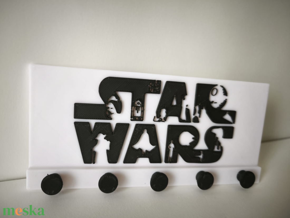 Filmes és Sorozatos Kulcstartók-3D Nyomtatott - otthon & életmód - dekoráció - fali és függő dekoráció - fali kulcstartó - Meska.hu