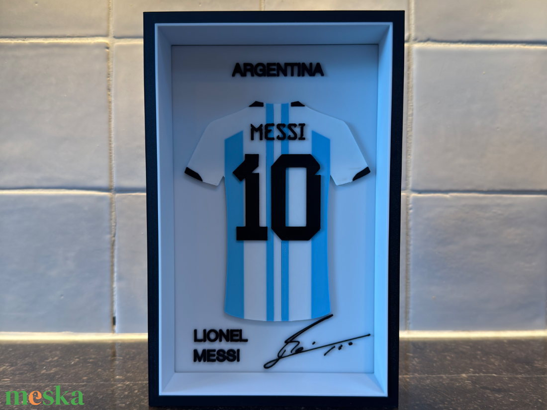 Lionel Messi � Argentína mez- 3D Nyomtatott - otthon & életmód - dekoráció - asztal és polc dekoráció - asztaldísz - Meska.hu
