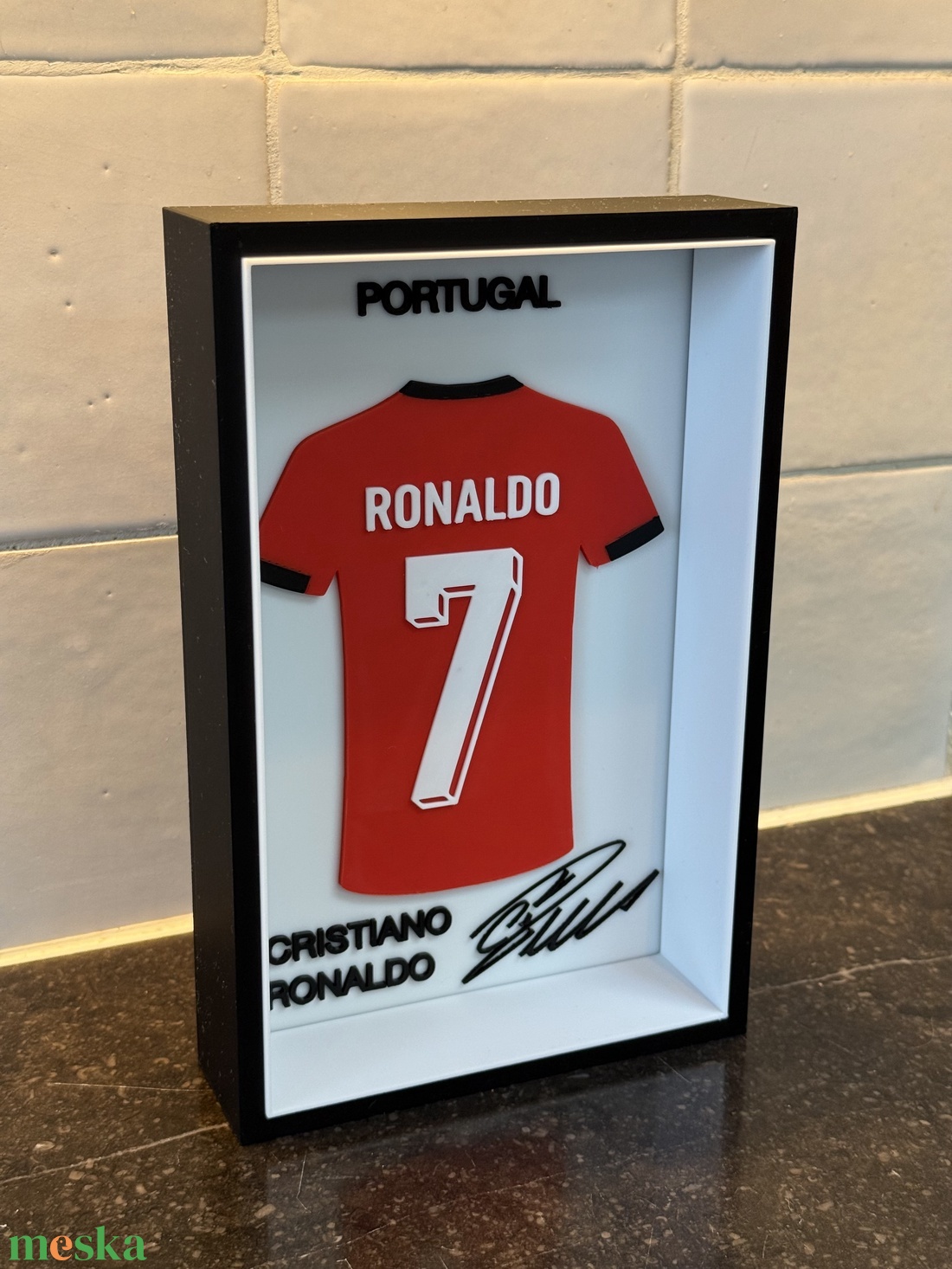 Cristiano Ronaldo mez- 3D Nyomtatott - otthon & életmód - dekoráció - asztal és polc dekoráció - asztaldísz - Meska.hu