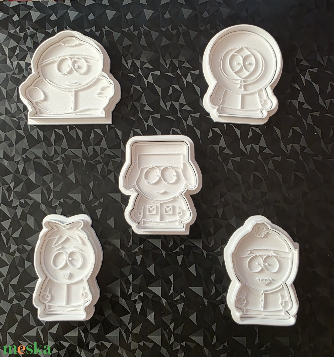 South Park süteménykiszúró készlet (5 db)- 3D Nyomtatott - otthon & életmód - konyhafelszerelés, tálalás - sütés, főzés - sütikiszúró - Meska.hu